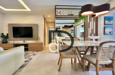 Apartamento com 3 dormitórios à venda, 125 m² por R$ 3.300.000,00 - Riviera de São Lourenço - Bertioga/SP