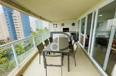Apartamento com 4 dormitórios para alugar, 186 m² por R$ 20.500/mês - Riviera de São Lourenço - Bertioga/SP