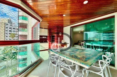 Apartamento com 4 dormitórios para alugar, 195 m² por R$ 20.000/mês - Riviera de São Lourenço - Bertioga/SP