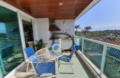 Apartamento com 4 dormitórios para alugar, 142 m² por R$ 17.000/mês - Riviera de São Lourenço - Bertioga/SP