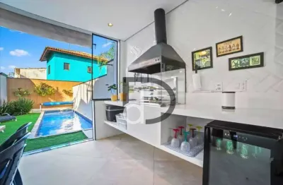 Casa pé na areia com 3 dormitórios à venda, 170 m² por R$ 1.200.000 - Jardim Cancões - Bertioga/SP