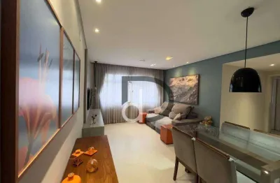 Apartamento de 3 quartos , MOBILIADO,  na Guilhermina, em Praia Grande.