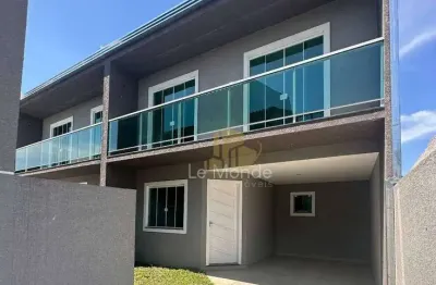Sobrado com 3 dormitórios à venda, 116 m² por r$ 545.000,00 - fazendinha - curitiba/pr