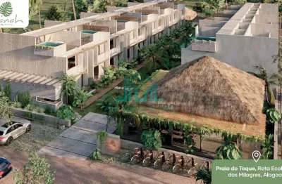Apartamento em são miguel dos milagres de 1 quarto e sala na praia do toque - alagoas