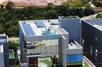 Casa mansão triplex com vista do mar, 5 suítes, 530m², condomínio atlantis maceió - alagoas