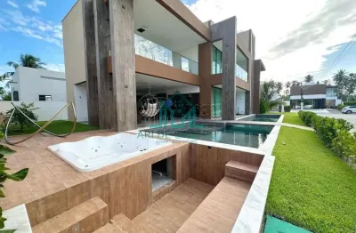 Casa alto luxo, mobiliada, duplex, 4 suítes, moveis finger, automatizada, piscina, spa, energia solar, poço