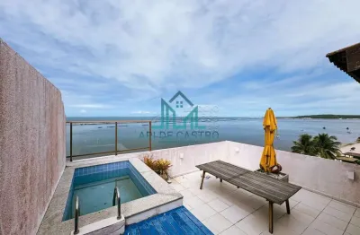 Cobertura mobiliado beira-mar com 124m² no barra bali na barra de são miguel - alagoas
