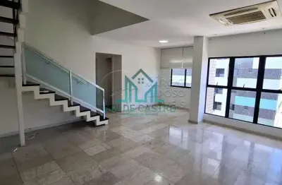 Apartamento cobertura duplex com 236,85m, 4 suítes, 3 vagas com piscina na jatiuca - maceió alagoas