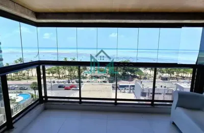 Apartamento com vista mar a venda com 191m², 3 quartos todos com vista mar na ponta verde - maceió alagoas