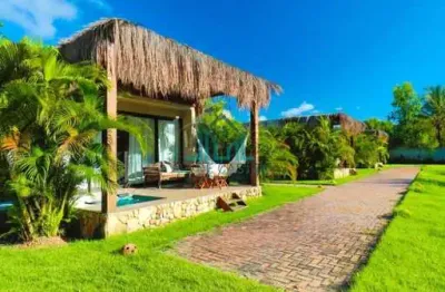 Pousada na praia de tatuamunha com 7 casas privativas, mobiliadas, com piscinas na rota dos milagres - alagoas