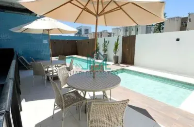 Apartamento quarto e sala de 42m² com vista mar da praia de cruz das almas, mobilia fixa - maceió alagoas