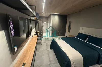 Apartamento studio novo todo mobiliado, varanda e vista com 30m² no edifício new time na pajuçara - maceió alagoas