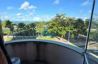 Apartamento quarto e sala, vista mar, duplex à beira-mar da praia de pajuçara - maceió alagoas