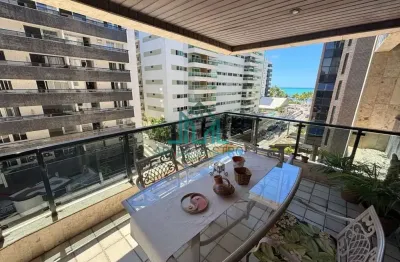 Apartamento com 4 quartos com 267m², varanda com vista mar da praia de ponta verde - maceió alagoas