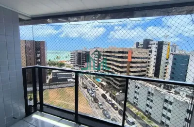 Cobertura duplex com piscina e vista mar 231m² 4 quartos à venda na praia de ponta verde - maceió alagoas