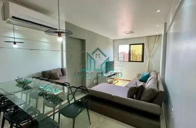 Apartamento quarto e sala com 45m² em andar alto e piscina na ponta verde - maceió alagoas