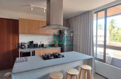 Apartamento mobiliado, 2 suítes, 84m² a 150 metros piscina no rooftop na praia do riacho em são miguel dos milagres - alagoas
