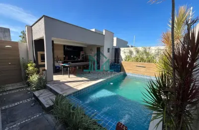 Casa na praia do francês com 3 quartos, piscina, energia solar e área gourmet à venda - marechal deodoro - alagoas