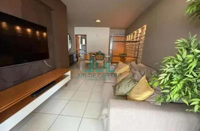 Apartamento mobiliado com 3 quartos, 108m², 2 vagas e varanda em andar alto - maceió alagoas