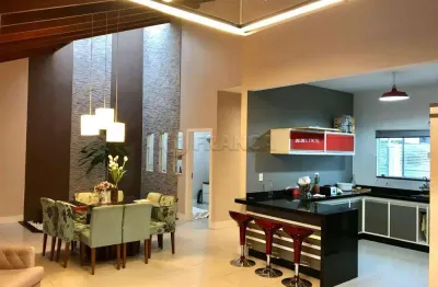Casa térrea no melhor bairro de jacareí, sp, villa branca 3 dormitórios, área gourmet