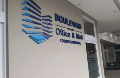 Sala comercial com 28 m² boulevard jacareí office mall - centro