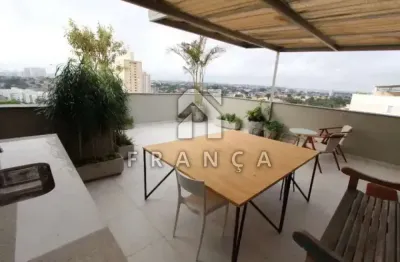 Cobertura mobiliada no 31 de março - campos de savoya | 3 dormitórios | venda ou locação  - são josé dos campos