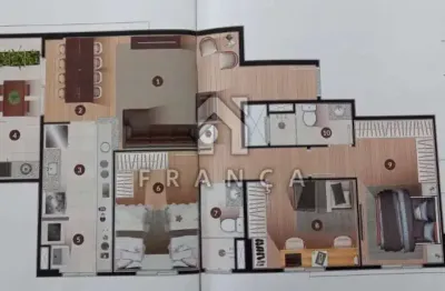 Apartamento com 3 quartos à venda no Loteamento Villa Branca, Jacareí 