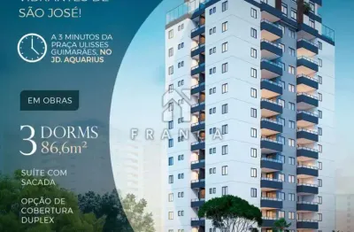 Apartamento com 3 quartos à venda no Parque Residencial Aquarius, São José dos Campos 