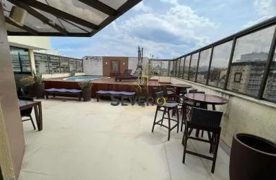 Parque dos príncipes - cobertura duplex, 04 quartos, 02 suítes e 03 vagas no jd. icaraí - niterói - rj