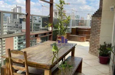 Cobertura duplex para alugar e vender, 230 m², moema, ed vila de laguna, 3 dormitórios, 1 suíte, sala, 2 banheiros, 3 vagas, próximo da estação moema