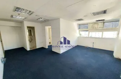 Sala comercial para alugar, 44,10 m², ed. iraí office building, av. irai, 2 salas, 2 banheiros , 1 vaga, próximo ao shopping ibirapuera