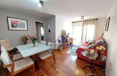 Apartamento com varanda para alugar ou vender, moema, 80 m², edifício parati, 2 dormitórios, 1 sala, 2 wc, 1 vaga, próximo ao shopping e metrô