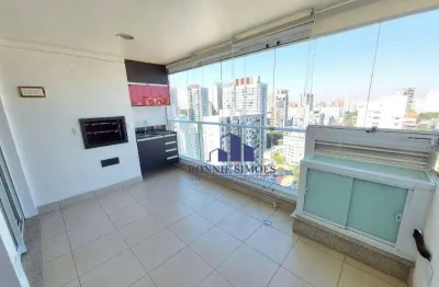 Apartamento com varanda gourmet à venda, 76 m², ed. modern life, 2 dormitórios, 1 suíte, sala, 2 wc, 2 vagas, menos de 500 m do metrô ana rosa