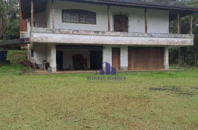 Chácara à venda, 55 mil m² terreno, jardim dos eucaliptos, 4 dormitórios, 2 suítes, 4 banheiros, 4 vagas cobertas, mobiliado