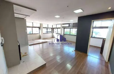 Sala comercial para aludar, 48 m², moema, ed. moema office buildin, al. dos jurupis, 2 salas, copa, banheiros, 1 vaga, próximo a estação moema