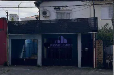 Sobrado comercial e residencial à venda, 135 m², salão, 3 salas, cozinha, 4 wc, 2 vagas, próximo ao clube atlético são paulo