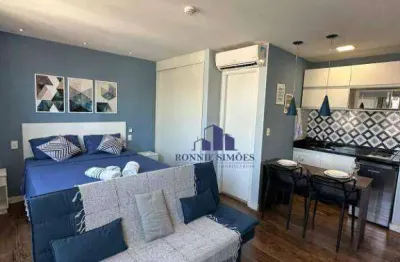 Flat para alugar e vender, 25 m², ed. Mercure vila olímpia, 1 dorm,.1 cozinha, banheiro, 1 vaga, próximo ao parque ibirapuera