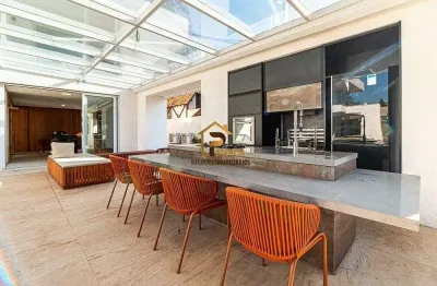 Casa com 5 dormitórios à venda, 1200 m² por r$ 18.000.000,00 - tamboré - santana de parnaíba/sp