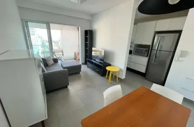 Apartamento com 1 dormitório para alugar, 42 m² por r$ 4.719,01/mês - campo belo - são paulo/sp