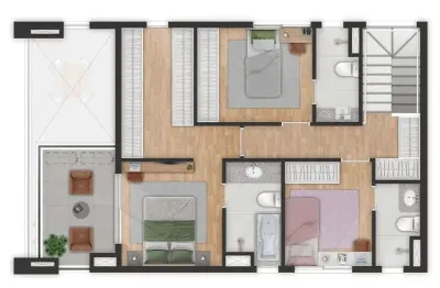 Cobertura com 4 dormitórios à venda, 140 m² por r$ 2.449.000,00 - brooklin - são paulo/sp