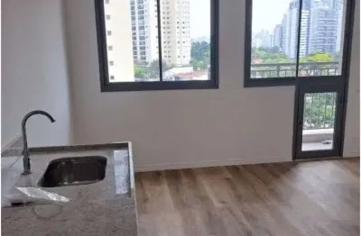 Apartamento com 1 dormitório à venda, 24 m² por r$ 325.000 - santo amaro - são paulo/sp