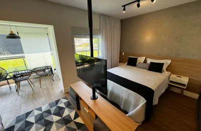 Apartamento para locação 77m², 1 dormitório e 2 vagas, r$6.200,00