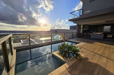 Casa com 4 dormitórios à venda, 323 m² por r$ 3.500.000,00 - condomínio boulevard - lagoa santa/mg