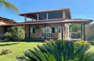 Casa com 3 dormitórios à venda, 328 m² por r$ 1.100.000,00 - praia angélica - lagoa santa/mg