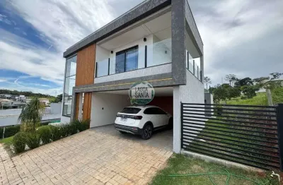 Casa com 4 dormitórios à venda, 300 m² por r$ 2.100.000,00 - condomínio gran royalle - lagoa santa/mg