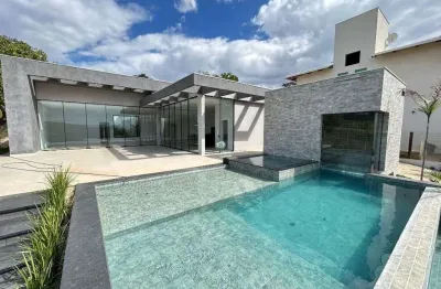 Casa com 4 dormitórios à venda, 297 m² por r$ 2.950.000,00 - condomínio gran royalle - lagoa santa/mg