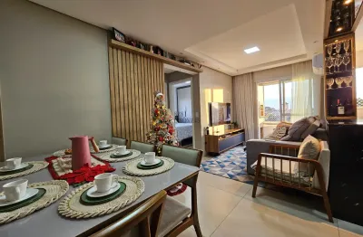 Apartamento mobiliado em pinhais | 2 dormitórios | sacada com churrasqueira | vaga coberta