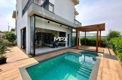 Casa em condomínio fechado com 4 quartos à venda no santa rosa, piracicaba  por r$ 2.250.000