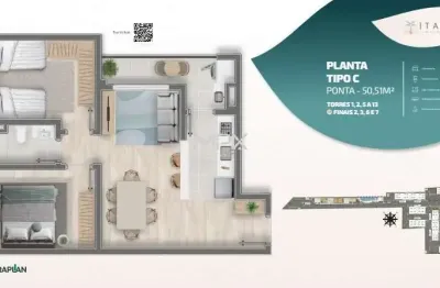 Apartamento com 2 quartos à venda no jardim abaeté, piracicaba  por r$ 268.468