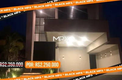 Casa em condomínio fechado com 3 quartos à venda no santa rosa, piracicaba  por r$ 2.250.000